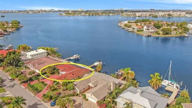1818 Dolphin Blvd S, Saint Petersburg, FL 33707 - aerial view with a water view