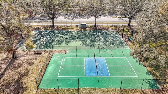 view of tennis court