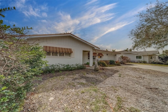 ranch-style house with a garage