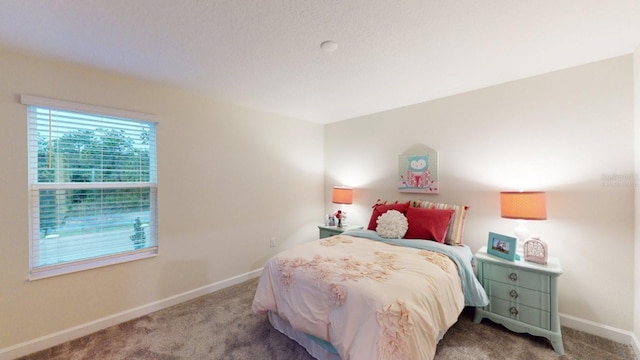 bedroom featuring carpet flooring