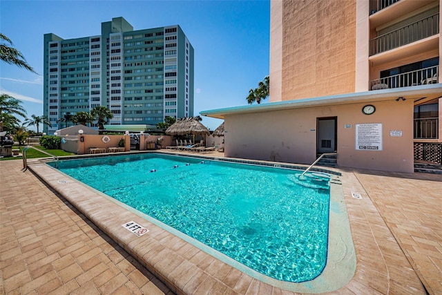 view of swimming pool