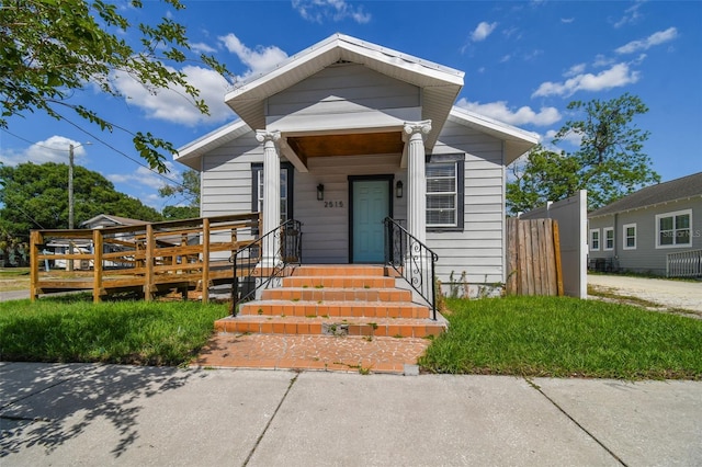 view of bungalow-style house