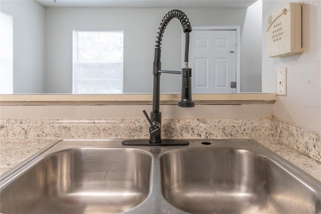 interior details with sink