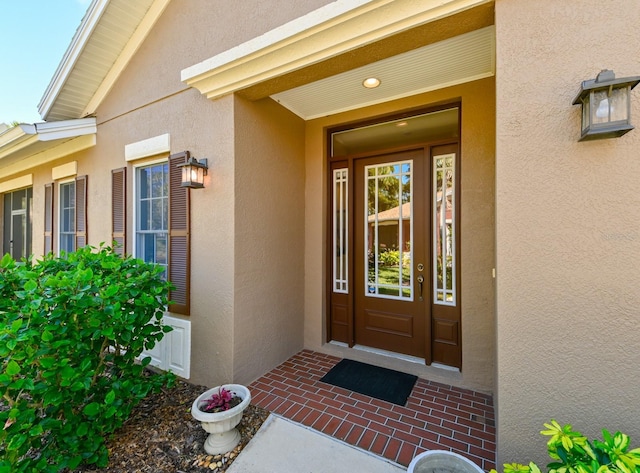 view of entrance to property