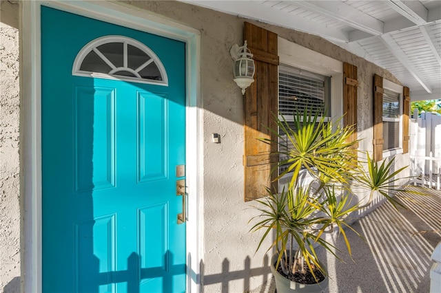 view of entrance to property