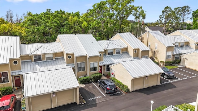 3406 Waterbridge Dr, Tampa, FL 33618 - birds eye view of property featuring a residential view