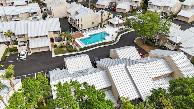 3406 Waterbridge Dr, Tampa, FL 33618 - aerial view featuring a residential view