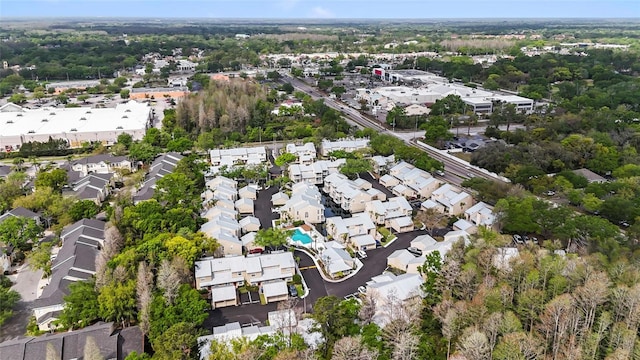 3406 Waterbridge Dr, Tampa, FL 33618 - drone / aerial view featuring a residential view