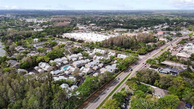 3406 Waterbridge Dr, Tampa, FL 33618 - drone / aerial view with a residential view