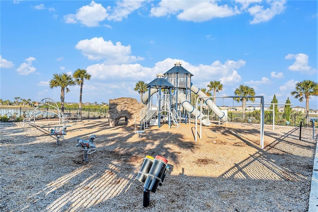 view of jungle gym