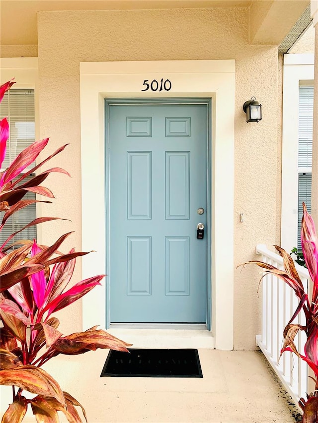 view of entrance to property