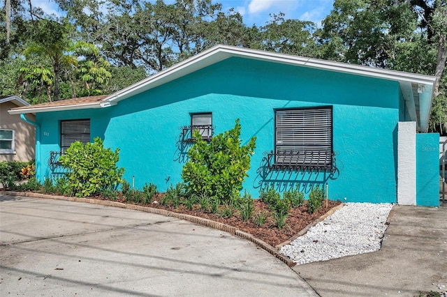 view of side of property