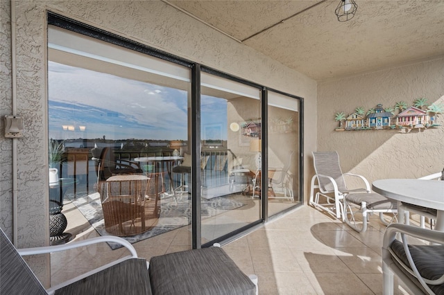 interior space featuring a wealth of natural light