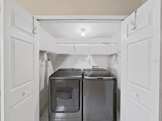 laundry area featuring washer and dryer