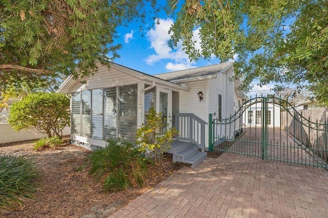 view of front of home