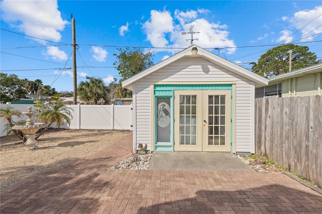 view of outbuilding