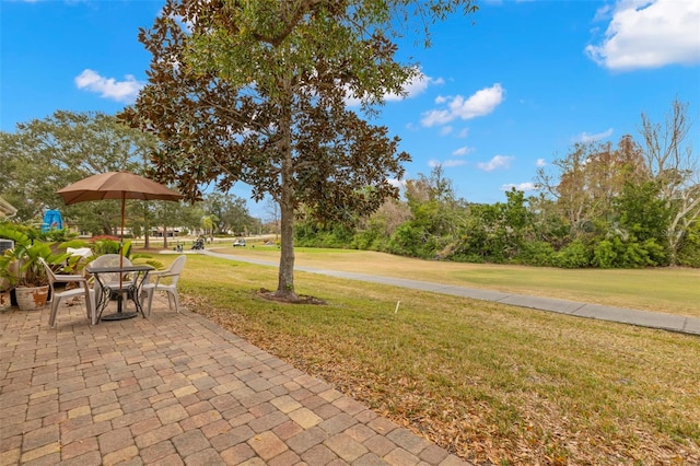 exterior space with a patio