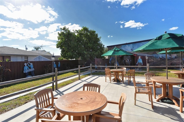 view of patio