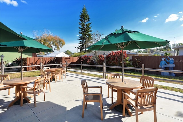 view of patio