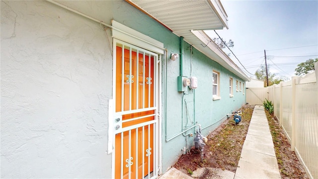 view of property entrance