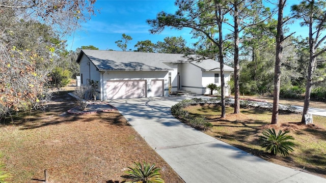 ranch-style house with a garage