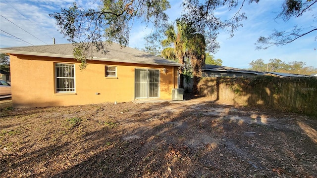 view of rear view of property