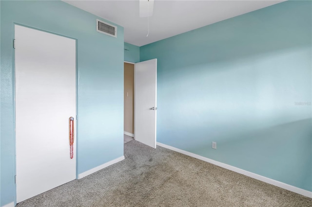 unfurnished bedroom featuring carpet floors