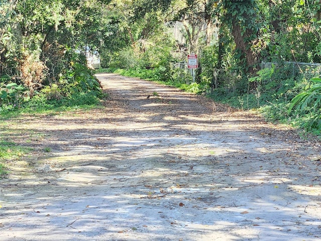 view of road