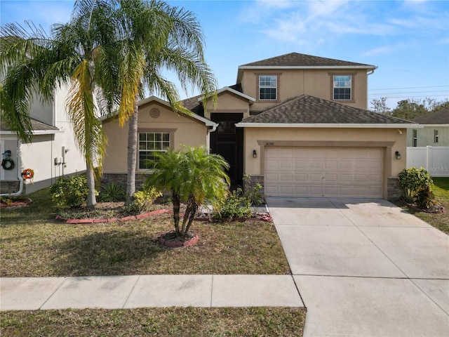 view of front of house featuring a front yard