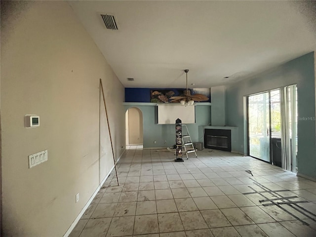 view of unfurnished living room