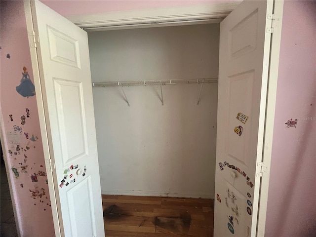 view of closet