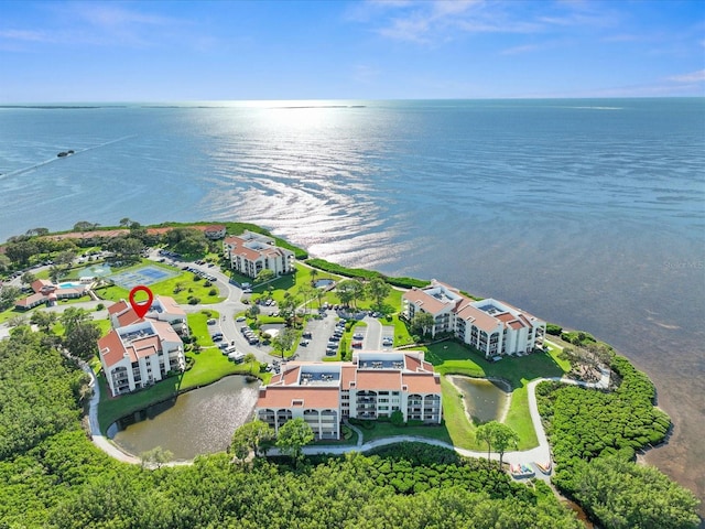 134 Mariner Dr Unit 134, Tarpon Springs, FL 34689 - drone / aerial view featuring a water view