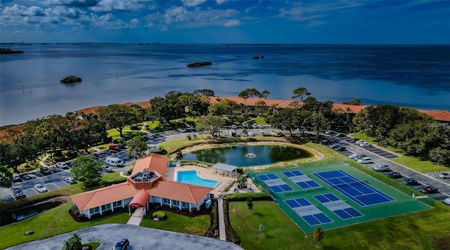 134 Mariner Dr Unit 134, Tarpon Springs, FL 34689 - bird's eye view with a water view