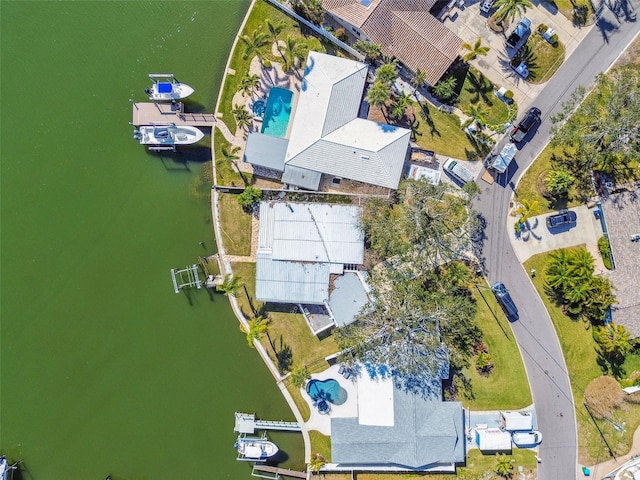 1897 Clearwater Harbor Dr, Largo, FL 33770 - aerial view with a water view