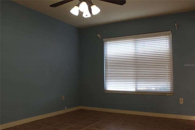 1322 Kenmore St, Port Charlotte, FL 33952 - empty room with ceiling fan