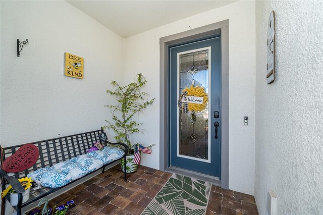 4748 Ballast Crest Cv, Land O Lakes, FL 34638 - entrance to property with stucco siding