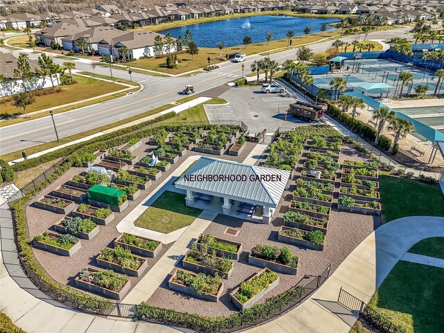 4748 Ballast Crest Cv, Land O Lakes, FL 34638 - aerial view of residential area with a nearby body of water