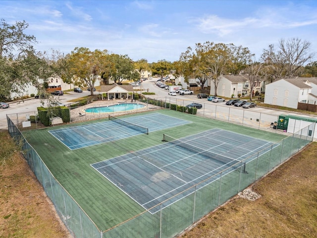 view of sport court