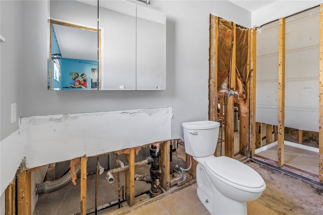 bathroom featuring toilet