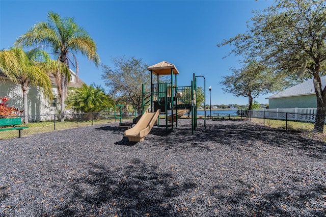 view of jungle gym