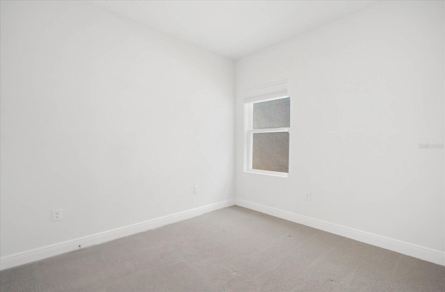 spare room featuring carpet floors