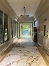 hall featuring wood-type flooring