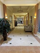 hall featuring tile patterned floors