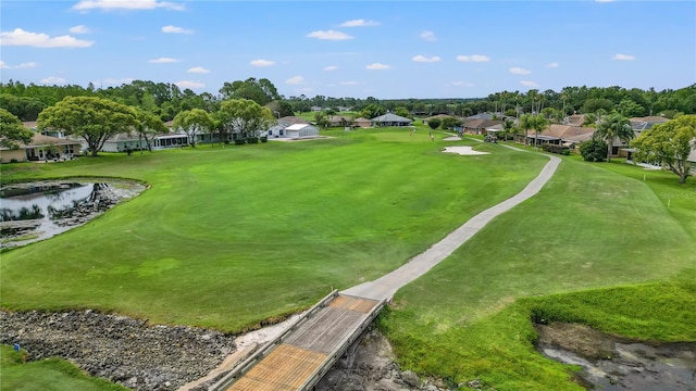 view of home's community featuring a water view