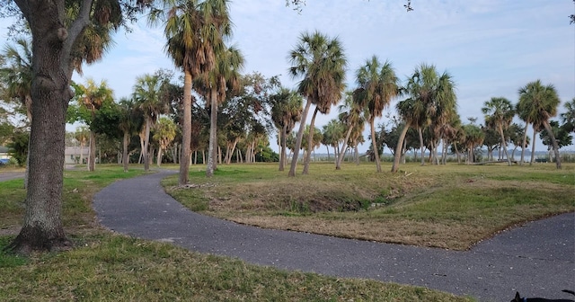 surrounding community featuring a lawn