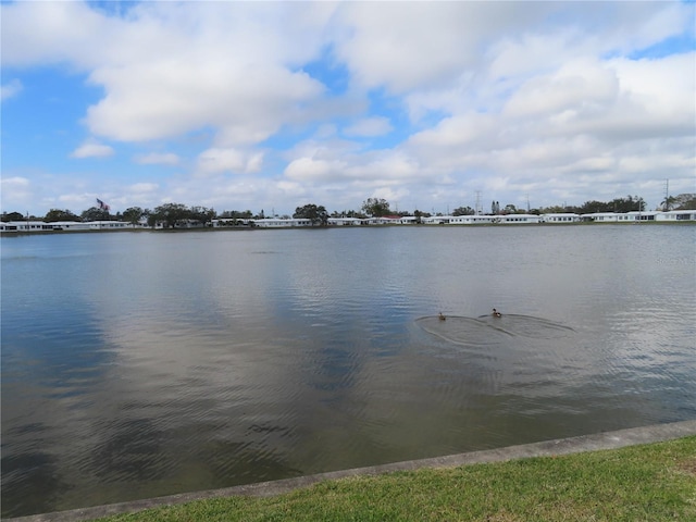 view of water feature