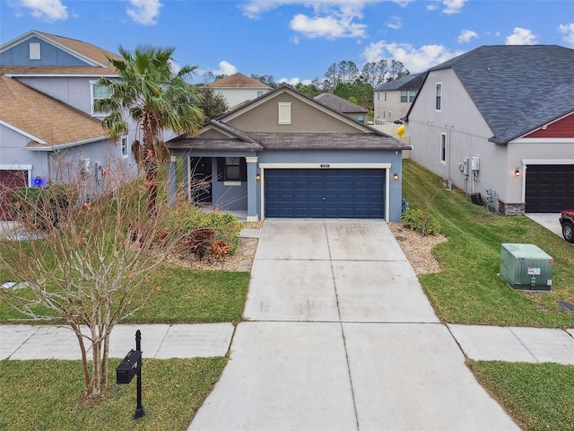 view of front of house featuring a front yard