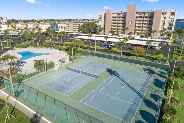 view of sport court