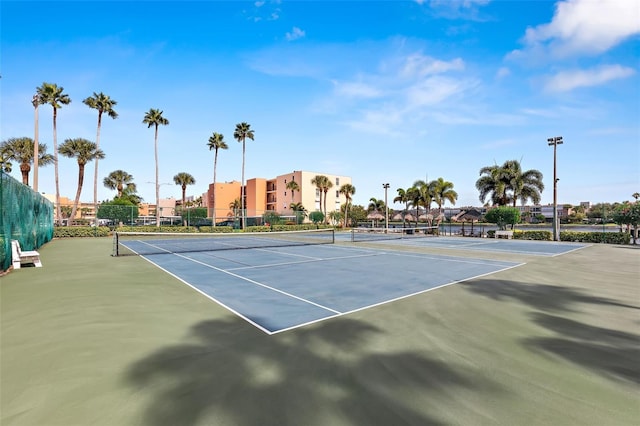 view of sport court