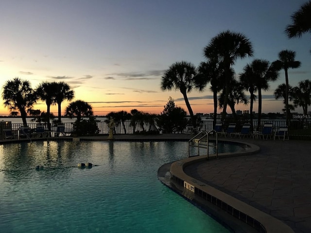 view of water feature